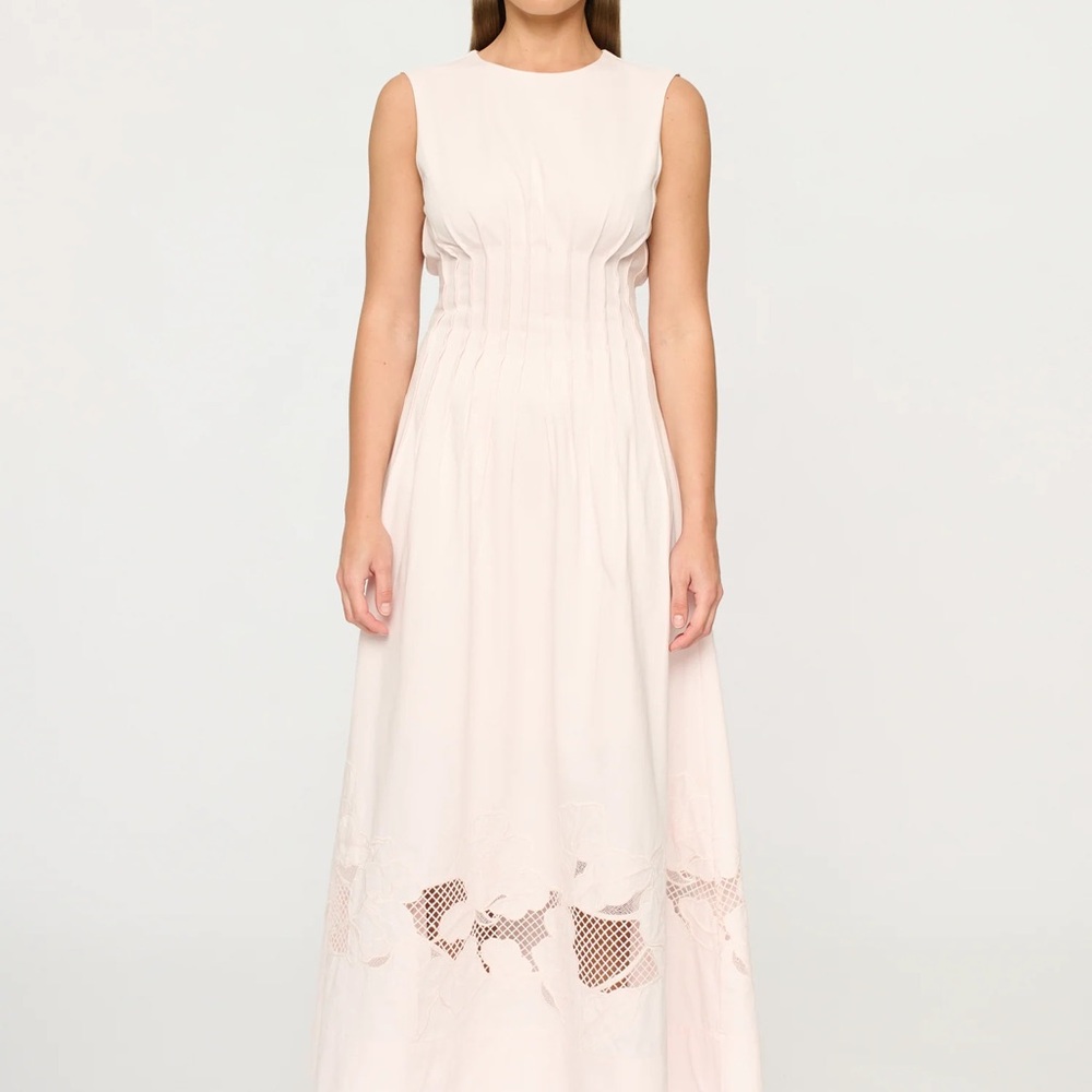 Clea Anika Embroidered Dress in Blossom